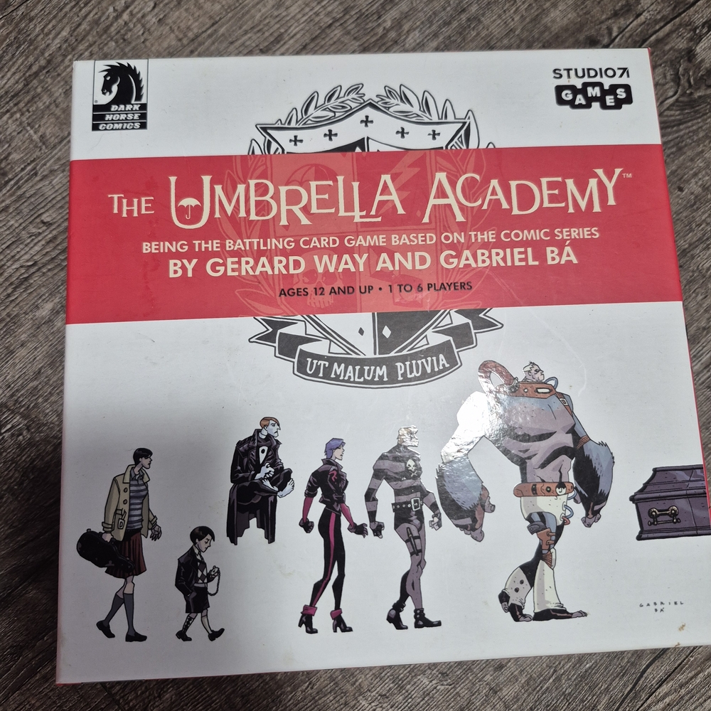 The Umbrella Academy Card Game by Studio 71 - Red and White